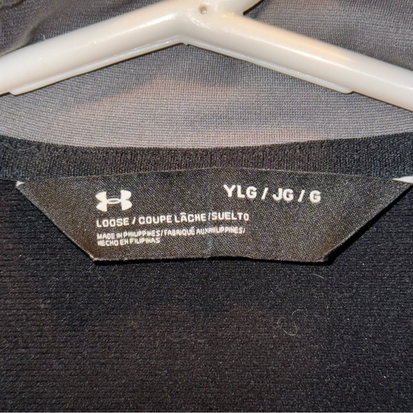 Under Armour Black Zip Up Jacket Size Youth Large - Picture 6 of 12